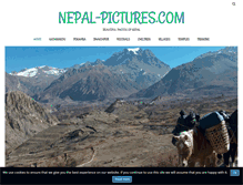 Tablet Screenshot of nepal-pictures.com